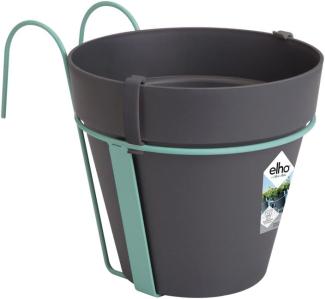 Elho Pflanztopf Loft Urban mit Balkonhalter Ø 20 x 20 cm anthrazit