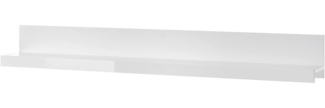 Wandboard Crucero in weiß Hochglanz 180 cm