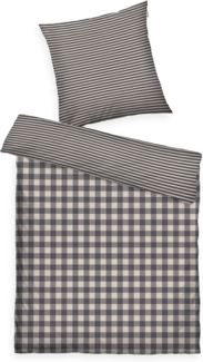 TOM TAILOR HOME Bettwäsche CLASSIC CHECK in Gr. 135x200 cm oder 155x220 cm, Flanell, 2 teilig, new bedroom, gewebtes Label