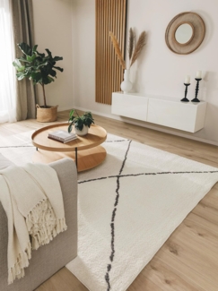 benuta Hochflor-Teppich Benno, rechteckig, Höhe: 21 mm, Kunstfaser, Berber, Ethno-Style, Wohnzimmer