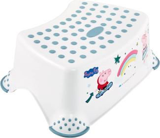 keeeper kids Tritthocker tomek "Peppa Pig", nordic-white mit Aufdruck, Tragkraft: 80 kg, Oberfläche und Füße gummiert - 1 Stück (1843151919400)