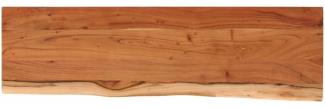 vidaXL Baumkante ohne Halterungen, Massivholz Akazie natur, 60 x 20 x 2,5 cm