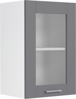 VCM Küchenmöbel Hängeschrank Colura 919364 Weiß / Anthrazit H. 60 x B. 40 x T. 31 cm
