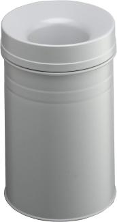 Durable 'Safe+' Papierkorb, Stahl, Grau, 15 Liter