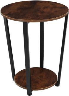 tectake Beistelltisch Beistelltisch (1-St, 1 tlg), Industrial Style