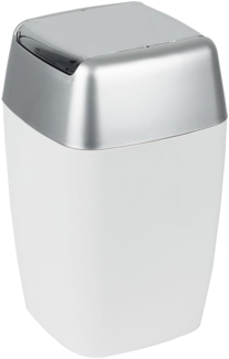 Abfalleimer Retro - Weiß