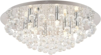 Lindby Deckenleuchten Antonino, Chrom IP20, 8 x 40 W LED