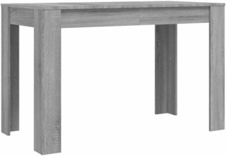 vidaXL Esstisch Grau Sonoma 120x60x76 cm Holzwerkstoff 838190