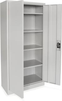 Metallschrank, Mehrzweckschrank, Aktenschrank mit 5 Ebenen, Höhe 168cm