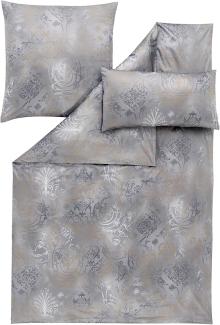 Estella Schweizer Premium Satin Bettwäsche 135x200 Svizzera grau Oriental 2054-810