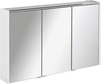 Fackelmann DENVER LED Spiegelschrank 110 cm breit, Weiß