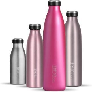 720°DGREE Trinkflasche Edelstahl Doppelwandig 750ml Isolierflasche milkyBottle fuchsia pink