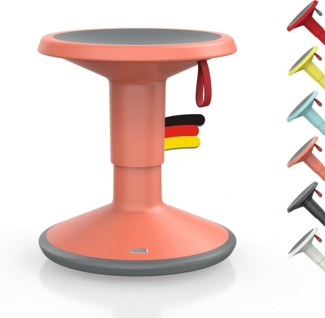 Interstuhl UPis1 Junior Edition - Made in Germany inkl. 10 Jahren Garantie für einen geraden Rücken (Lachsorange, Junior Edition)