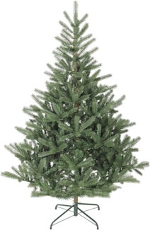 HOMCOM Künstlicher Weihnachtsbaum realistisches Aussehen, flammenhemmend, Topeka-Fichte, für Weihnachtsfest, Indoor, Grün