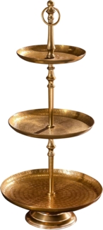 riess-ambiente Dekoetagere ORIENT 65cm gold (1 St), Metall · Küche · Wohnzimmer · Obst · Schmuck