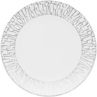 Frühstücksteller 22 cm TAC Gropius Skin Platin Rosenthal Studio Line Frühstücksteller, Spülmaschinengeeignet