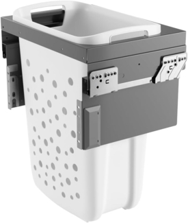 Hailo Wäschesammler 3270491 Laundry Carrier 450 Bad Einbau-Wäschekorb 33 Liter