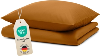 Blumtal Bettwäsche Oeko-TEX zertifizierte Mikrofaser Bettwäsche pflegeleicht & faltenfrei, Bettbezüge aus Atmungsaktivem Mikrofaser