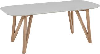 SalesFever Esstisch 200x90x76 cm grau Eiche MDF, Holz