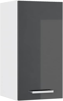 Hängeschrank R-Line Anthrazit Hochglanz 30 cm mit Tür Vicco