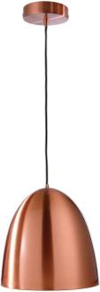 Deko Light Bell Pendelleuchte kupfer, weiß 1 flg. E27 Modern, Kupfer