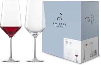 Zwiesel Glas Bordeaux Rotweinglas Pure (2er Set)