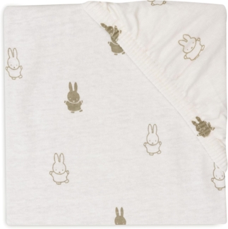 Jollein 511-501-67093 Spannlaken - Happy Miffy Olive (40x80 cm)