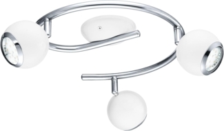 Eglo 31003 Spot LED BIMEDA Stahl weiß, chrom GU10-LED max. 3X2,8W L:29cm H:34,5cm 3000K