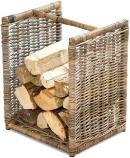 Westmann Rattan Kaminholzkorb Costa | Natur | 40x36x50 cm