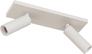 Arcchio Deckenstrahler Brinja Slim, Metall, Weiß IP20, 2x5 W LED (GU10 MR11)