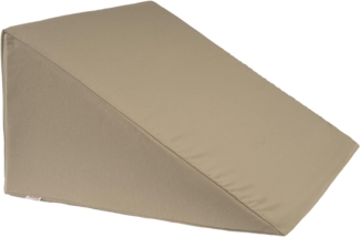Keilkissenhülle ca. 62 x 49 x 30 cm taupe beties "Wunschton"