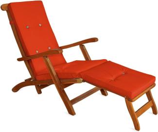 Detex Auflage Deckchair wasserabweisend Orange