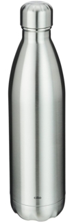 Cilio 'ELEGANTE' Isoliertrinkflasche, Edelstahl metallic satiniert, 750 ml