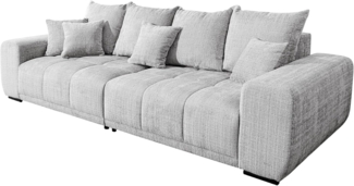 riess-ambiente Big-Sofa ELEGANCIA 285cm grau Chenille · XXL-Sofa mit Federkern-Polsterung, Einzelartikel 1 Teile, inkl. Kissen · angenehmer Sitzkomfort · frei in den Raum stellbar