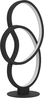 Eglo LED Tischleuchte Gianella schwarz weiß 39,5 x 21,5 x 14 cm