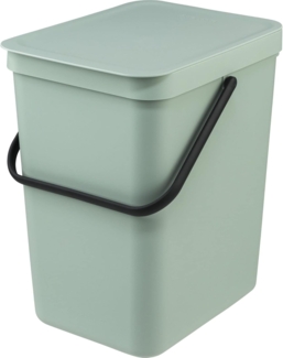 Brabantia 'Sort & Go' Abfallbehälter, Kunststoff, Jade Green, 25 Liter
