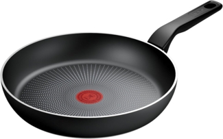 Tefal Recycled On Bratpfanne 28 cm, 100% recyceltes Aluminium, Antihaftbeschichtung, Induktion, Spülmaschinenfest, Schwarz, C2970632