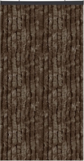 Flauschvorhang 140x220 Unistreifen braun