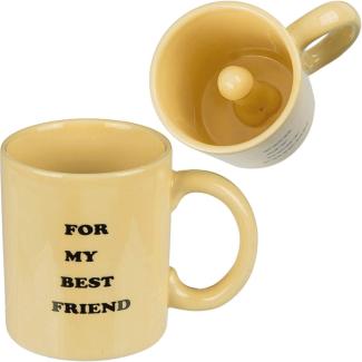 Tasse "for my best friend" Geschenkidee für Junggesellenabschied Penis in Tasse