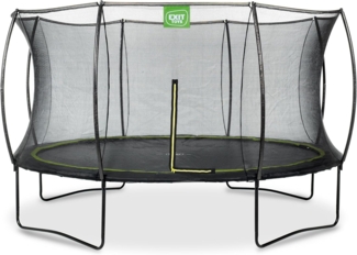 EXIT 'Silhouette' Trampolin, 366 cm Durchmesser, ab 3 Jahren, bis 120 kg belastbar, inkl. Sicherheitsnetz
