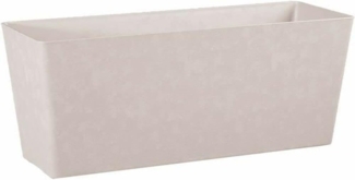 Poétic Element Blumenkasten, Blumen Kasten, Blumentopf, Balkonkasten, Kunststoff, Weiß, 60 cm, JELP60BL