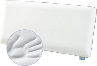 XDREAM Nackenstützkissen Ergonomisches Kissen mit zwei unterschiedlich festen Liegeseiten, Füllung: Viscoschaum und Gel-Active Softschaum, Seitenschläfer, Rückenschläfer, Bauchschläfer, Ergonomisch geformt, entlastet Kopf-, Nacken- & Schulterbereich