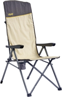 Uquip Campingstuhl Justy XL Faltstuhl Strandstuhl Klappstuhl Verstellbar 120 kg Boulder