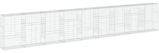 vidaXL Gabione mit Deckel 900x50x150 cm Verzinktes Eisen 3295162