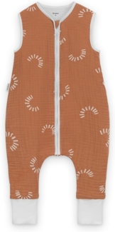 Ehrenkind Babyschlafsack Musselin Schlafsack mit Füßen 2.5 TOG (Ganzjahres-Schlafsack mit Beinen, Mehr Bewegungsfreiheit zu jeder Jahreszeit), Schlafsack Baby, 100% hochwertige Bio-Baumwolle
