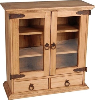 MiaMöbel Mexico Wandschrank Massivholz Pinie Landhaus Mexiko Möbel Mexikanisch