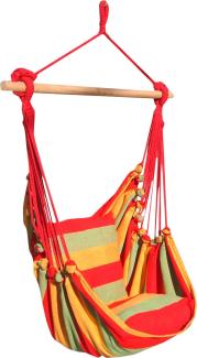 Garden Pleasure Hängesessel TOBAGO rot/grün/gelb Hängesitz
