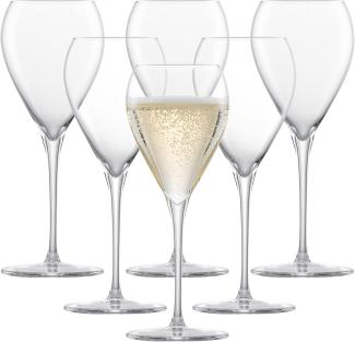 Schott Zwiesel Schaumweinglas Bar Special mit Moussierpunkt 6er Set, Weinglas, 194 ml, 121544
