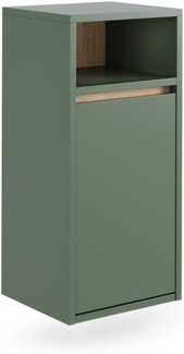 Vicco Badschrank Grün/Artisan 38x80 cm mit Wäschkorb, Viola