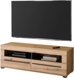 TV-Lowboard Design-D in Evoke Eiche 140 cm
